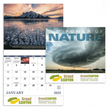The Power of Nature Wall Calendar - Stapled